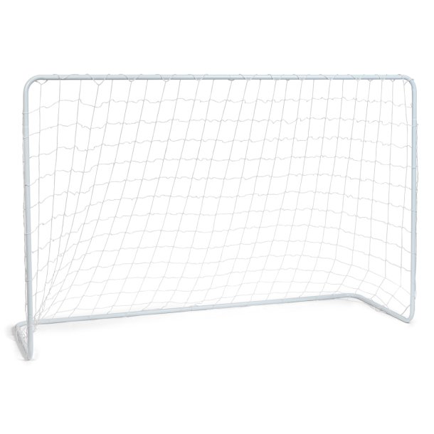 Fodbold ml stort i metal 183 x 122 cm.