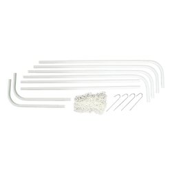 Fodbold ml stort i metal 183 x 122 cm.