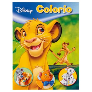 Disney m�larbok med Disney karakt�rer