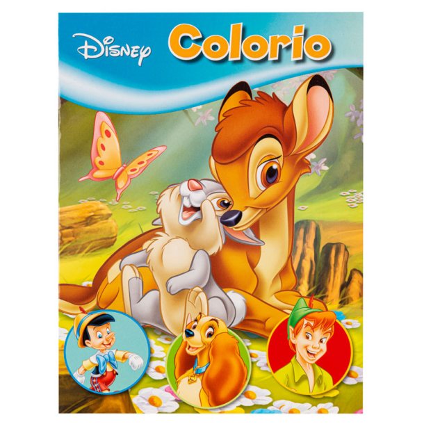 Disney m�larbok med Disney karakt�rer