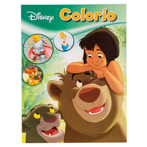 Disney mlarbok med Disney karaktrer