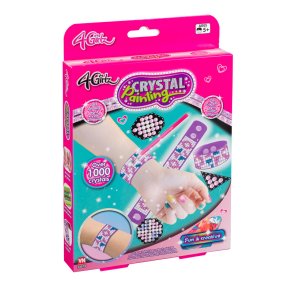 4-Girlz Crystal painting armbnd - Lilla