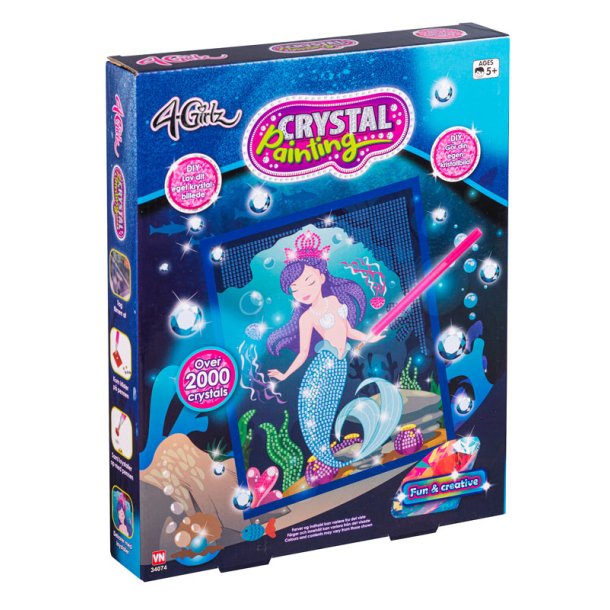 4-Girlz Crystal painting havfrue