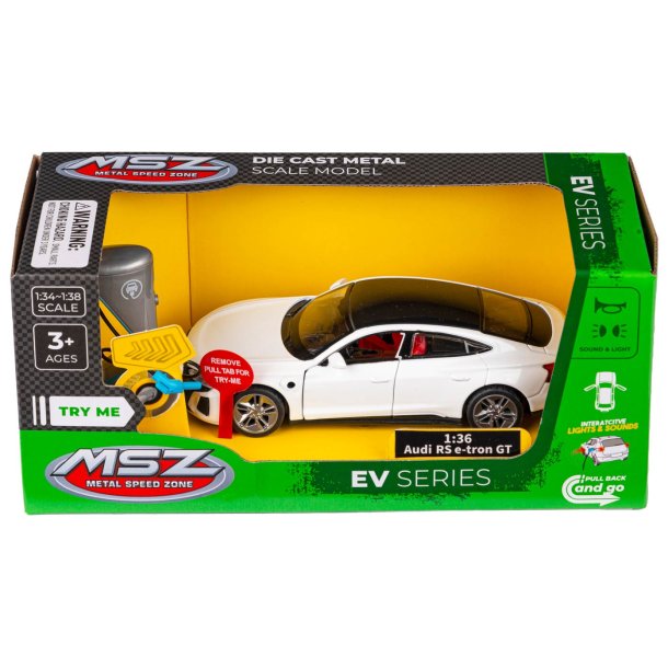 Audi RS e-tron GT 1:36 hvid