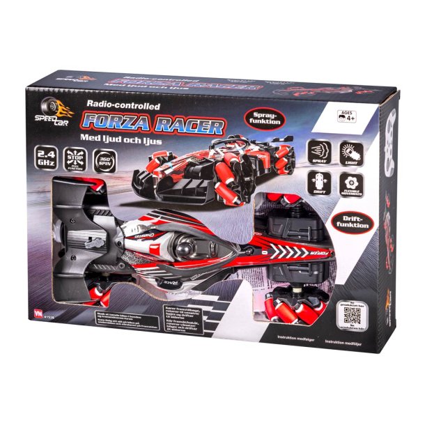 Fjernstyret Forza Racer med drift og damp