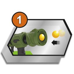 Air shooter pumpegev�r med 12 kugler