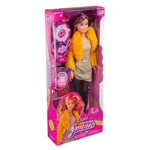 Judith party dukke - I gul jakke