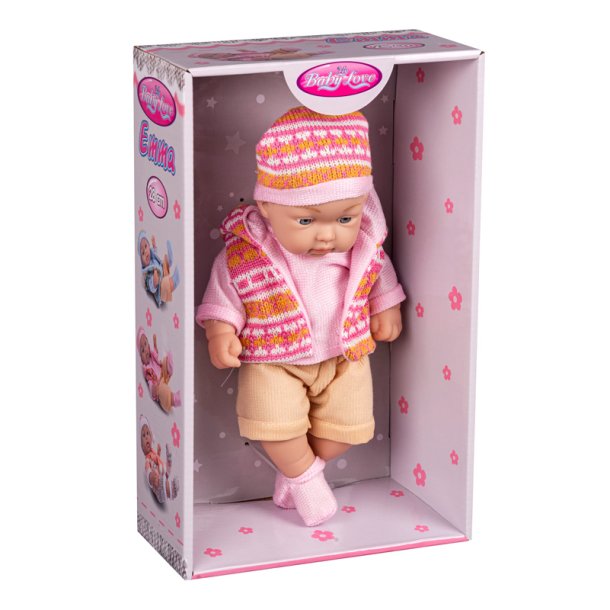 My Baby Love dukke - Emma med pink dukketj