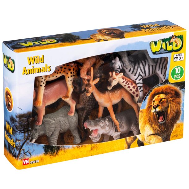 Vilda djur p savannen