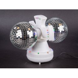 Twin spejlkugle med LED lys