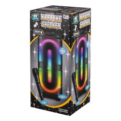 Karaokehjttaler med mikrofon