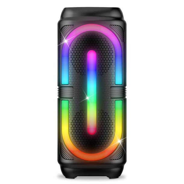 Karaokehjttaler med mikrofon