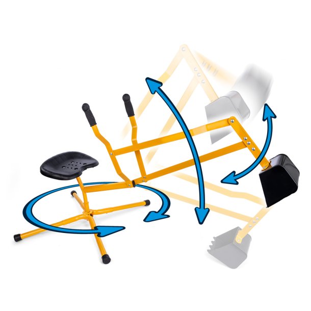 Gravemaskine i metal