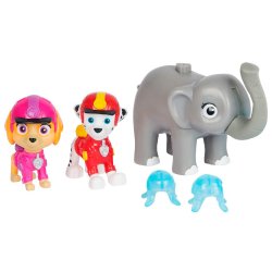  Paw Patrol Jungle Pups - Marshall, Skye &amp; elefant