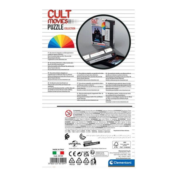 Clementoni cult movies puslespil - The Blues Brothers