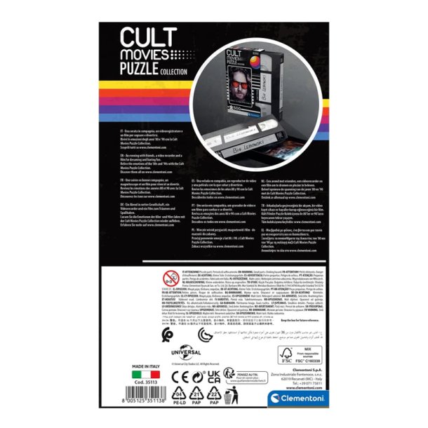 Clementoni cult movies puslespil - The Big Lebowski