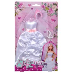 Steffi Love brudekjole med lyserdt bnd