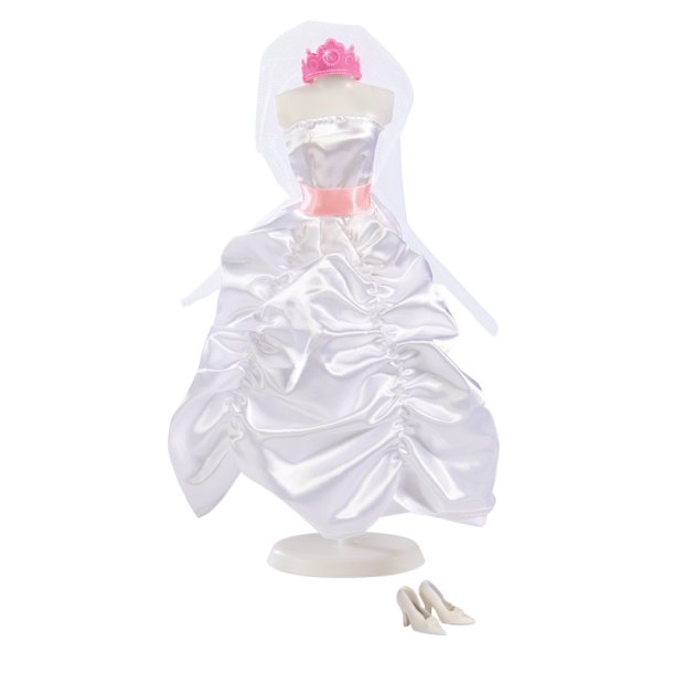 Steffi Love brudekjole med lyserdt bnd