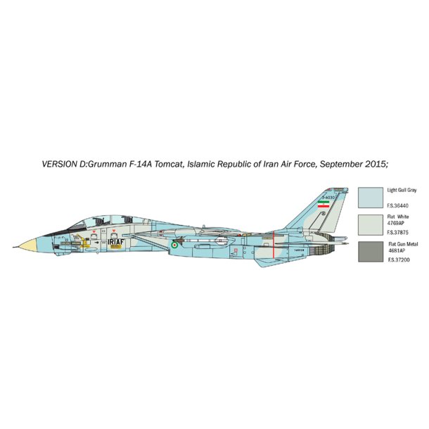 Italeri 1:72 F-14A Tomcat - modellflygplan