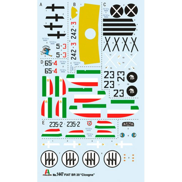 Italeri 1:72 Fiat BR.20 Cicogna - Modelfly