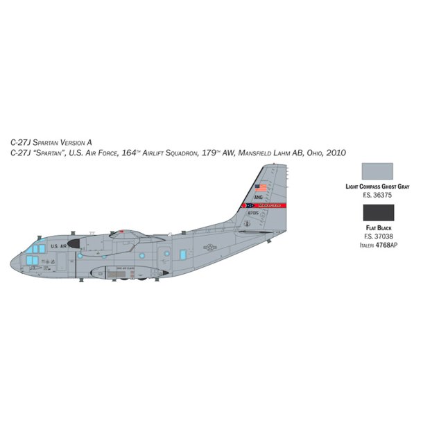 Italeri 1:72 C-27J Spartan G.222 - Modelfly