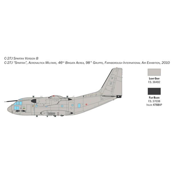 Italeri 1:72 C-27J Spartan G.222 - Modelfly
