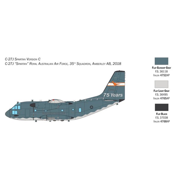 Italeri 1:72 C-27J Spartan G.222 - Modelfly