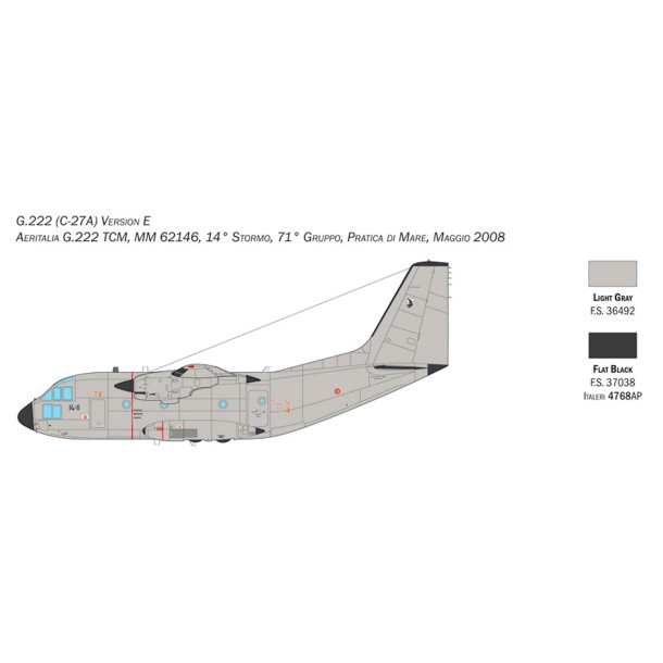 Italeri 1:72 C-27J Spartan G.222 - Modelfly