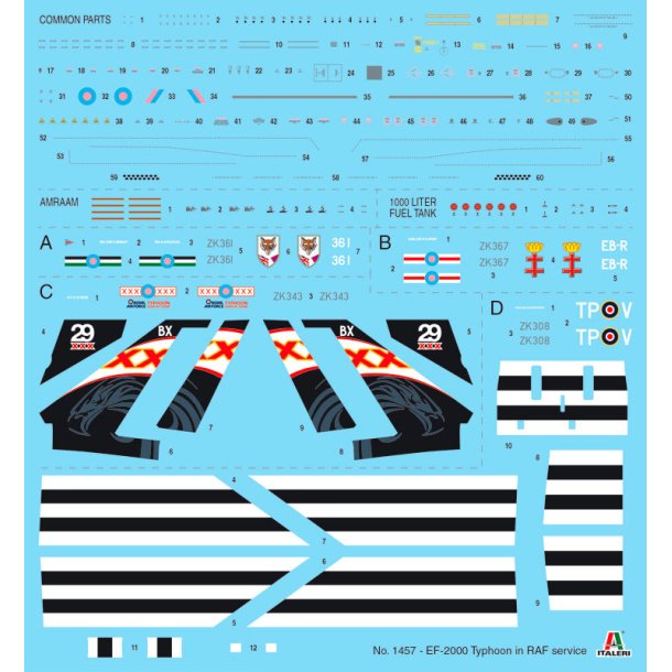 Italeri 1:72 EF-2000 Typhoon R.A.F service - Modelfly