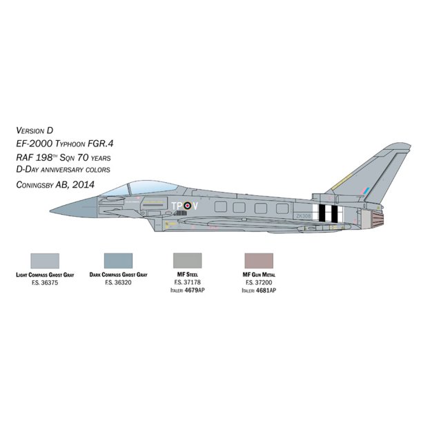 Italeri 1:72 EF-2000 Typhoon R.A.F service - Modelfly