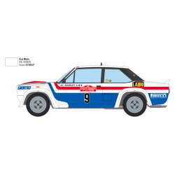 Italeri 1:24 Fiat 131 Abarth 1977 Sanremo Rally Winner - Modelbil