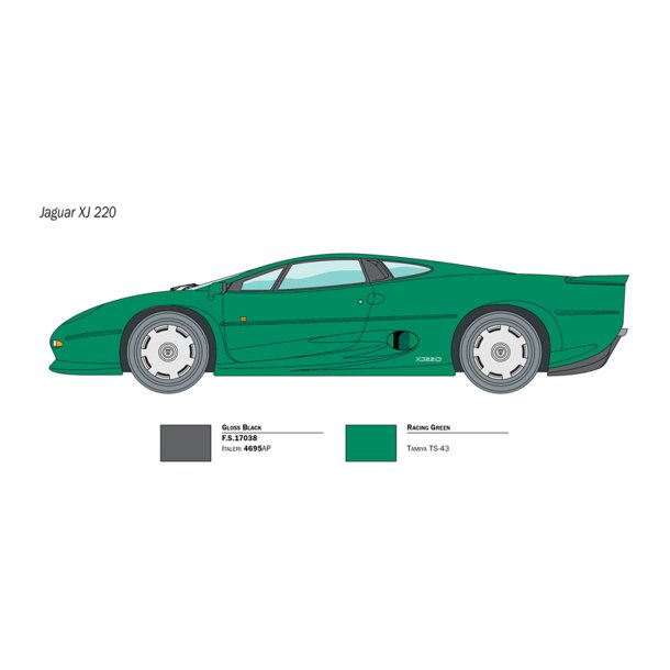Italeri 1:24 Jaguar XJ 220 - Modelbil