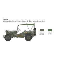 Italeri 1:24 Willys Jeep MB 80-rsjubileum 1941-2021 - Modellbil