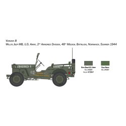 Italeri 1:24 Willys Jeep MB 80-rsjubileum 1941-2021 - Modellbil