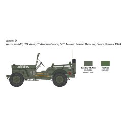 Italeri 1:24 Willys Jeep MB 80-rsjubileum 1941-2021 - Modellbil