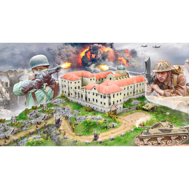 Italeri 1:72 Montecassino Abbey 1944 Breaking the Gustav Line - Diorama stridsscen