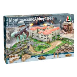 Italeri 1:72 Montecassino Abbey 1944 Breaking the Gustav Line - Diorama stridsscen