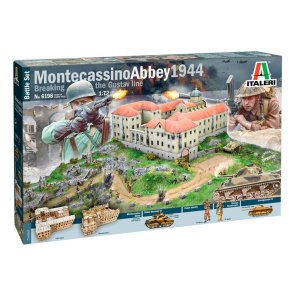 Italeri 1:72 Montecassino Abbey 1944 Breaking the Gustav Line - Diorama stridsscen