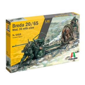 Italeri 1:35 Breda 20/65 Mod. 35 med besttning - Antilyftpistol