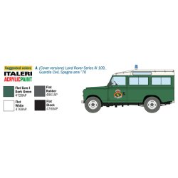 Italeri Land Rover 109 Guardian Civil - 1:35