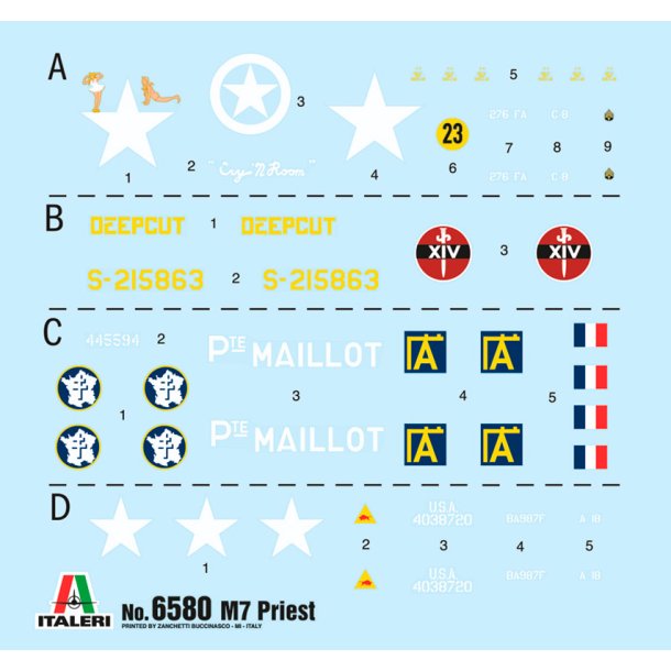 Italeri 1:35 M7 Priest - Modelkampvogn