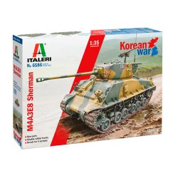 Italeri 1:35 Sherman M4A3E8 Korean war - Modelkampvogn