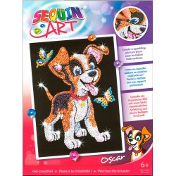 Sequin Art Oscar Puppy