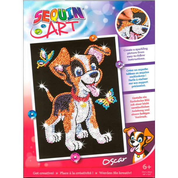 Sequin Art Oscar Puppy