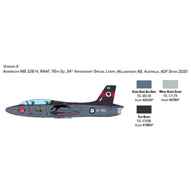 Italeri 1:48 Aermacchi  MB-326 - Modelfly
