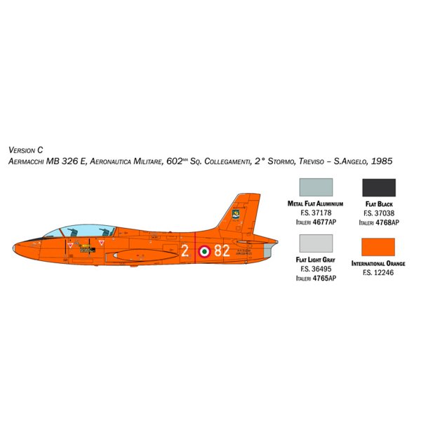 Italeri 1:48 Aermacchi  MB-326 - Modelfly