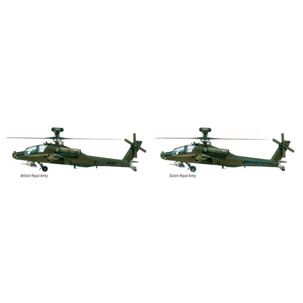 Italeri 1:72 64 D Apache Longbow - modellhelikopter