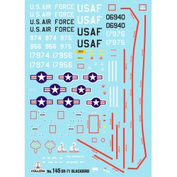 Italeri SR-71 Blackbird m. drone - 1:72