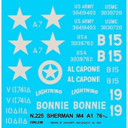 Italeri 1:35 M4A1 Sherman - Modelkampvogn