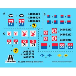 Italeri 1:35 Bedford QL Medium Truck - Modellastbil